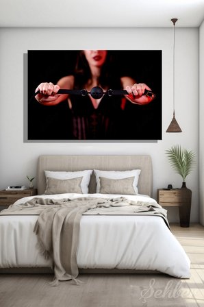 Kanvas Tablo Aydınlatma Ve Örtü Kullanımı Sanatsal Fotoğraf Dikey Duvar Tablosu - 3243