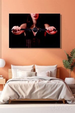 Kanvas Tablo Aydınlatma Ve Örtü Kullanımı Sanatsal Fotoğraf Dikey Duvar Tablosu - 3243
