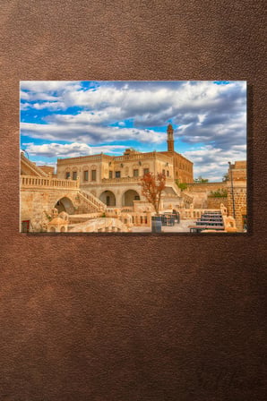 Mardin'in Midyat İlçesinde Bulunan Tarihi Midyat Konukevi Yatay Kanvas Tablo 4290