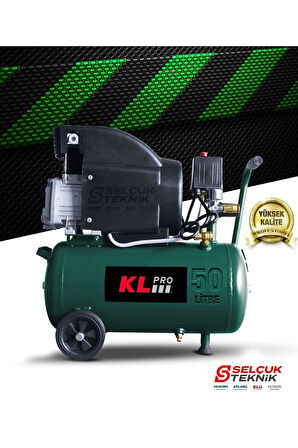 Klpro 50 Litre Hava Kompresörü Klk50 2 Hp 8 Bar
