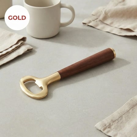 Akasya Saplı Gold Şişe Açacağı