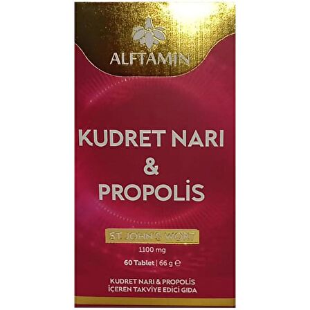 Aftamin Kudret Narı Propolis 1100 Mg 60 Tablet 