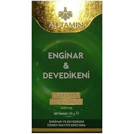 Aftamin Enginar & Devedikeni 1100 Mg 60 Tablet