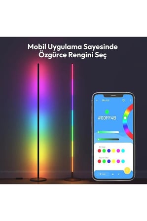 Glowix 2 Li Sese Duyarlı Telefon Ve Kumanda Oda Aydınlatma Sistemi Magic Led