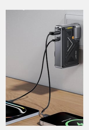 Premıum YP89 Magsafe Powerbank 10000 mAh Siyah 22.5W PD 15W Kablosuz Hızlı Şarj