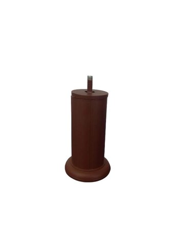 Serra 12 cm Baza Ayağı 4'lü Set Plastik M8 Vida Mobilya Aksesuarı