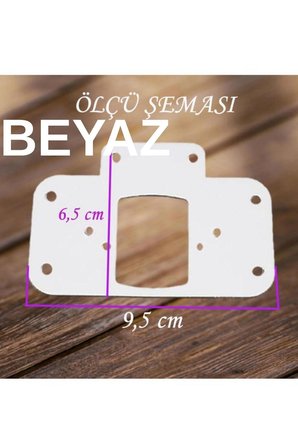 Serra Mobilya Menteşe Tamir Sacı 6,5x9 cm Dolap Kapak Onarım Kiti