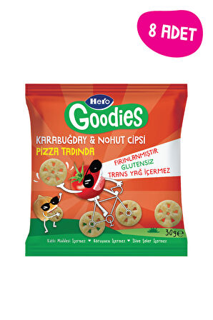 Hero Goodies Pizza Sağlıklı Cips 30g x8