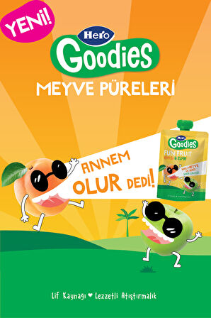 Hero Goodies Kayısı Elma 100g x18