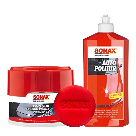 Sonax Hızlı ve Kolay Çizik Giderme ve Parlatma Seti (Standart)