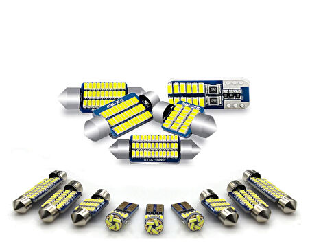 Ford Mondeo 2007-2014 LED İç Aydınlatma Ampul Seti FEMEX Parlak Beyaz
