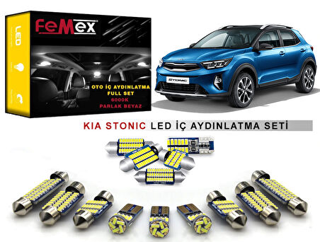 Kia Stonic İç Aydınlatma Ampul Seti FEMEX Parlak Beyaz