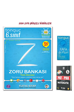 6. Sınıf Tüm Dersler Eko Zoru Bankası Ve Pat-pro Matematik Soru Bankası Ile Kafa Defteri Hediyemiz