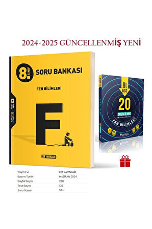8. Sınıf Fen Bilimleri Soru Bankası ve Netfen 20'Li Fen Bilimleri Branş Deneme 2024-2025 Yeni