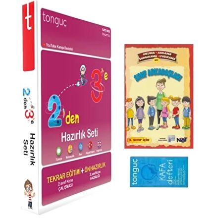 Tonguç Yayınları 2'den 3'e Hazırlık Seti ve 3. Sınıf Sınıf Arkadaşları Okuma Anlama Sorgulama Uygulama Seti