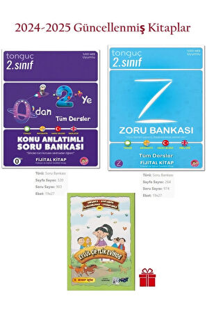 2. Sınıf 0'dan 2'ye Konu Anlatımlı Soru Bankası ve 2. Sınıf Tüm Dersler Zoru Bankası+Hediye Okuma Se