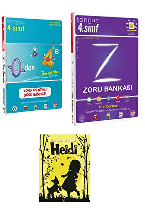 4. Sınıf 0'dan 4'e Konu Anlatımlı Soru Bankası Ve 4. Sınıf Tüm Dersler Zoru Bankası Ile Hedi Okuma K