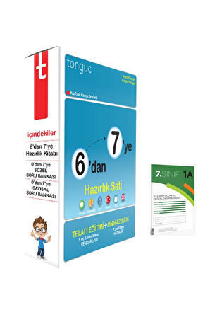 Tonguç 6'dan 7'ye Hazırlık Seti (3 Kitap+1 Deneme)