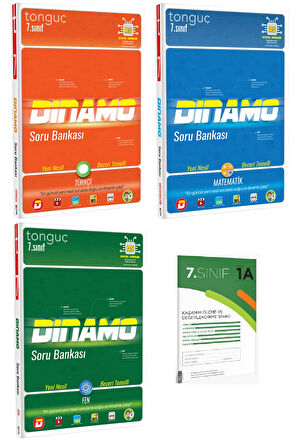 7. Sınıf Dinamo Türkçe-matematik Ve Fen Bilimleri Soru Bankası Seti