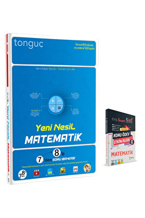 8. Sınıf Yeni Nesil Matematik 7'den 8'e Soru Bankası 1 Kitap + 1 Deneme
