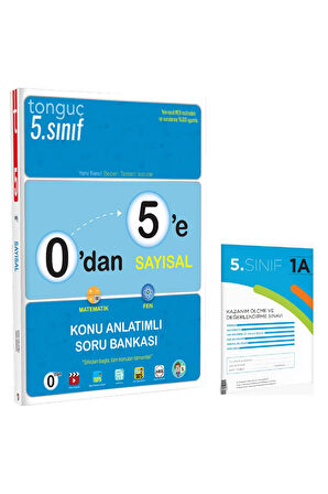 Tonguç 5. Sınıf 0'dan 5'e Sayısal Konu Anlatımlı Soru Bankası (1 Kitap+1 Deneme)