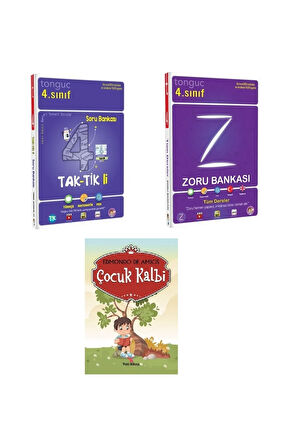 4. Sınıf Tüm Dersler Zoru Bankası Ve 4. Sınıf Taktikli Soru Bankası Ile Çocuk Kalbi Hikaye Hediye