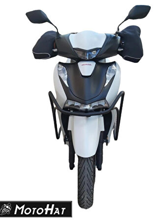 HONDA SH 125 KORUMA DEMİRİ (ÖN ARKA TAKIM FULL KORUMA 2 PARÇA) VİDA SETİ DAHİL - 21’LİK KALIN BORU