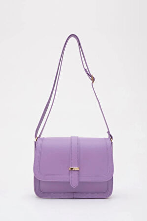 Suni Deri İç Fermuar Cepli Çıtçıt Kapamalı Şık ve Ergonomik Kol ve Omuz Çantası