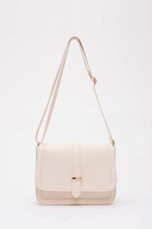 Suni Deri İç Fermuar Cepli Çıtçıt Kapamalı Şık ve Ergonomik Kol ve Omuz Çantası