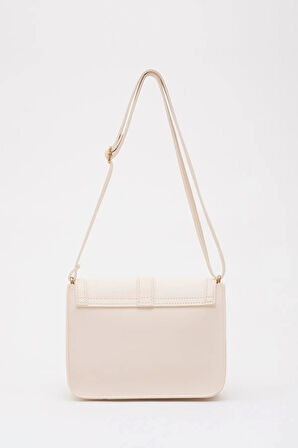 Suni Deri İç Fermuar Cepli Çıtçıt Kapamalı Şık ve Ergonomik Kol ve Omuz Çantası