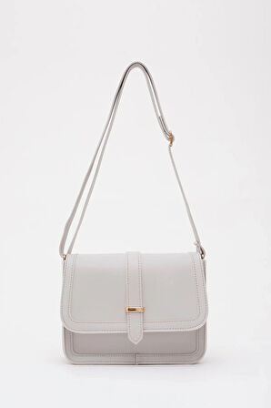 Suni Deri İç Fermuar Cepli Çıtçıt Kapamalı Şık ve Ergonomik Kol ve Omuz Çantası