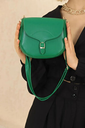 Ayarlanabilir Askılı Sade Ve Şık ve Ergonomik Çıtçıt Kapatmalı Çapraz Omuz Çantası