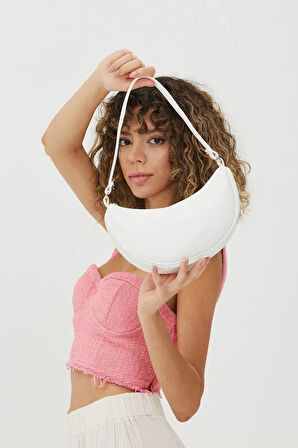 Tek Bölmeli Şık ve Ergonomik Suni Deri Mini El ve Omuz Çantası