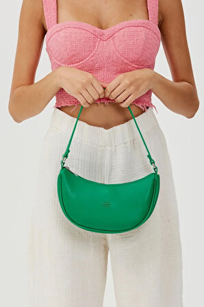 Tek Bölmeli Şık ve Ergonomik Suni Deri Mini El ve Omuz Çantası