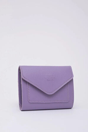 Suni Deri Bozuk Ve Kağıt Para Bölmeli Çıtçıtlı Kartlıklı Orta Boy Zarf Model Cepli Cüzdan