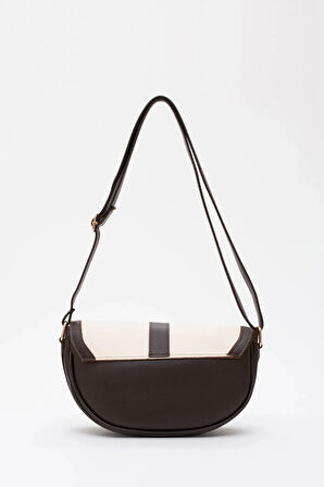 Kilit Detaylı Suni Deri Tek Bölmeli Çıtçıtlı  Şık  ve Ergonomik Kol ve Omuz Çantası Zarif