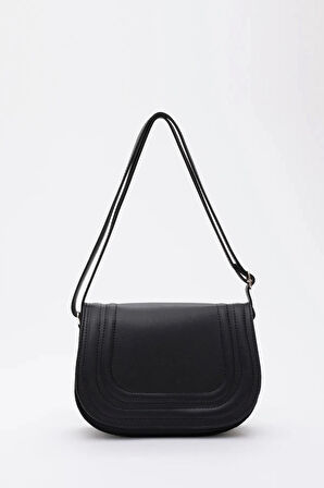 Suni Deri 2 Bölmeli Ayarlanabilir Şık ve Ergonomik Askılı Kol Ve Omuz Çantası