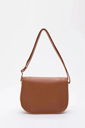 Suni Deri 2 Bölmeli Ayarlanabilir Şık ve Ergonomik Askılı Kol Ve Omuz Çantası