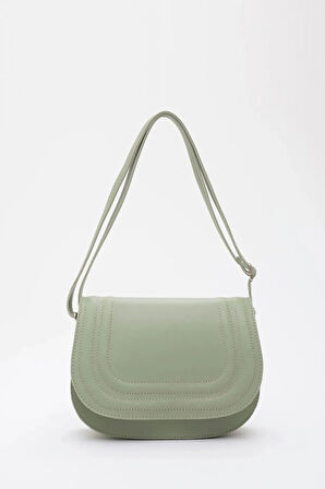 Suni Deri 2 Bölmeli Ayarlanabilir Şık ve Ergonomik Askılı Kol Ve Omuz Çantası