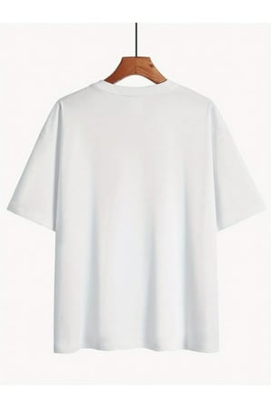 Drama Yapma, Sen Shakespeare Değilsin Baskılı Unisex Oversize T-shirt
