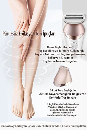 Shibowavy Jolvena 6 Başlıklı Epilatörü