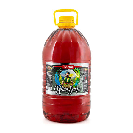 Üzüm Sirkesi 5 Lt Pet(Dar Ağız) 4 Adet