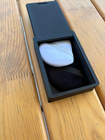 2'li Makyaj Pufu Seti + Seyahat Kutusu (SİYAH)