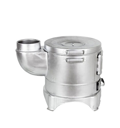 Çok Amaçlı 2'si 1 Arada Soba & Mangal | Portatif Bahçe, Kamp ve Piknik Barbekü Ocağı