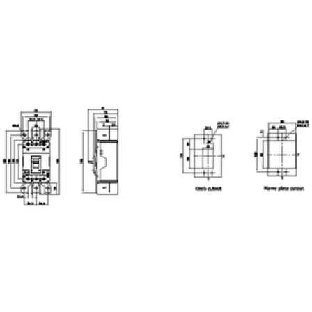 Siemens 3VJ1008-3DA32-0AA0 Sinoplus KOMPAKT Şalter, 3 Kutup 25kA 3VJ10, 80 Amper Sabit Tip Termik 