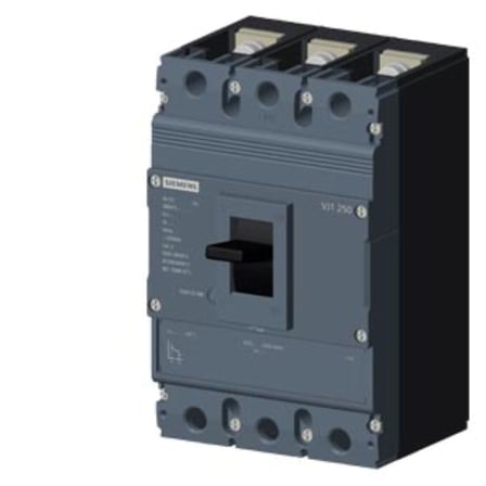 Siemens 3VJ1112-3DA32-0AA0 Sinoplus KOMPAKT Şalter, 3 Kutup 25kA 3VJ11, 125 Amper Sabit Tip Termik 