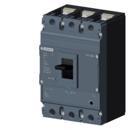 Siemens 3VJ1220-5DB32-0AA0 Sinoplus KOMPAKT Şalter, 3 Kutup 36kA 3VJ12, 140A-200 Amper Ayarlı Tip Termik 