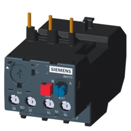 Siemens 3MU7110-0EA0 Sinoplus Termik Röle, Geçmeli Montaj 3MT7 Boy:0-1-2 için, 0,63 Amper -1 Amper 