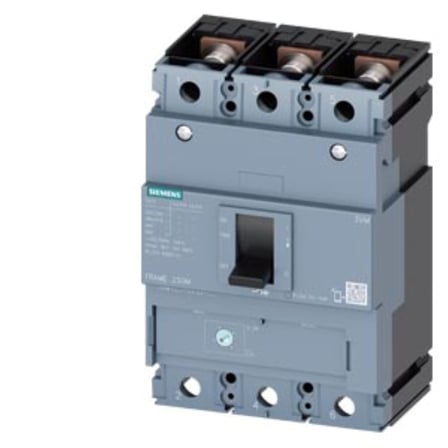Siemens 3VM1220-3ED32-0AA0 3 Kutup Kompak Şalter 25 kA TM210 200 Amper Sabit Tip Termik 