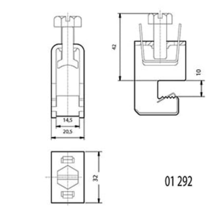 Siemens 8US1921-2BD00 iletken bağlantı klemensi 16-70 mm 